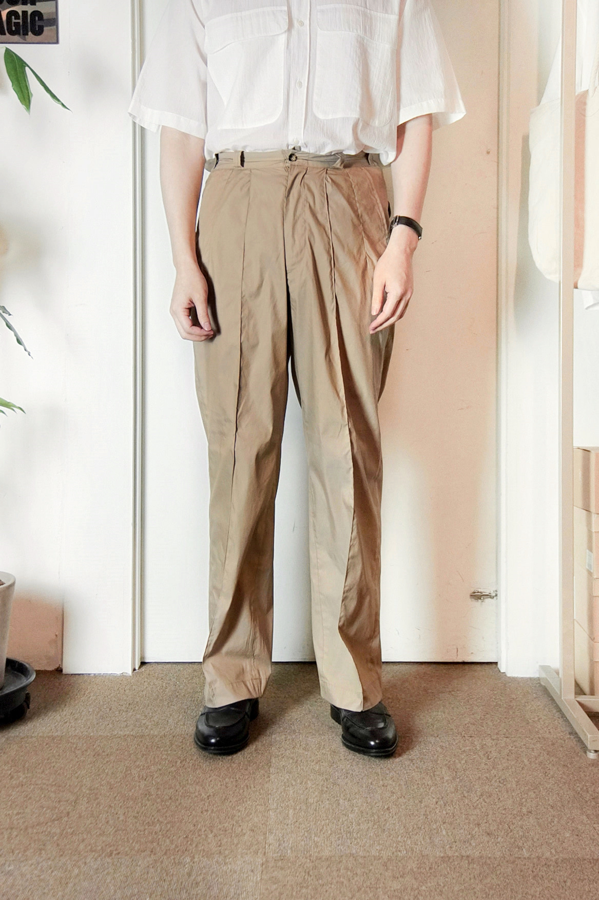 OLD JOE - FRONT TUCK ARMY TROUSER-